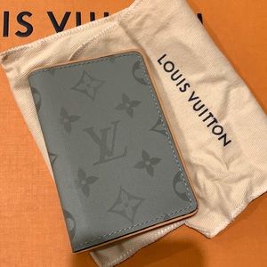 *RARE* LOUIS VUITTON TITANIUM POCKET ORGANIZER 2018 KIM JONES